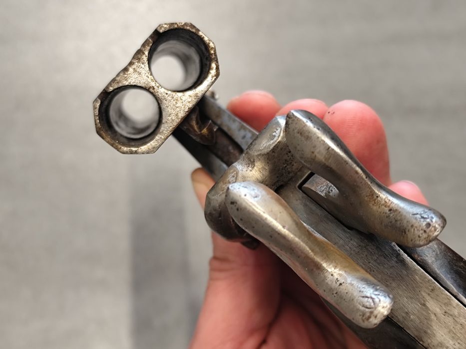 Колекционерски Двуцевен Пистолет / SPAIN 1860-1880г.