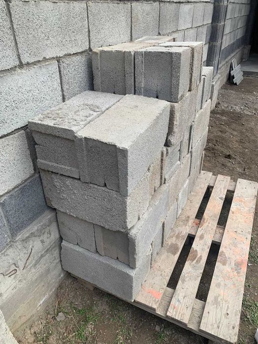 Сплитерный блок гладкий, серый. Сплитер блокатар. Сұр түсті, 30 дана.