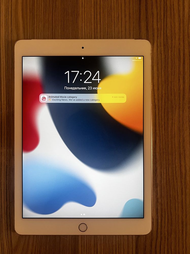 iPad Air 2  в золотом цвете, 64GB, sim+wifi