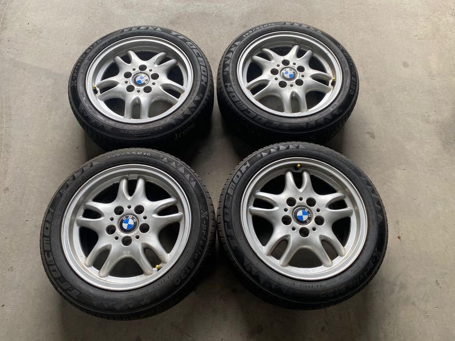 Jante aliaj R16 5x120 BMW cu anvelope M+S 195 55 16