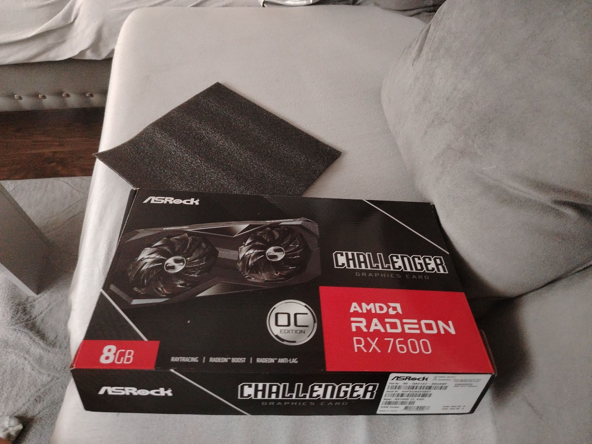 Видеокарта Asrock Challenger Amd Radeon Rx 7600