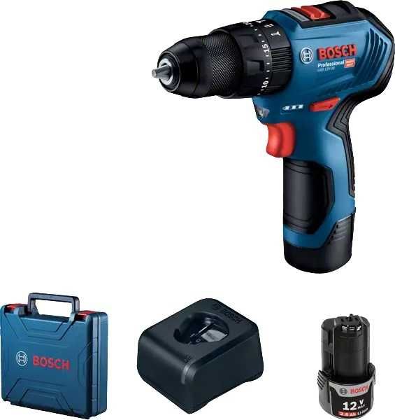 Промоция!!Акумулаторен безчетков винтоверт GSB 12V-30 Bosch