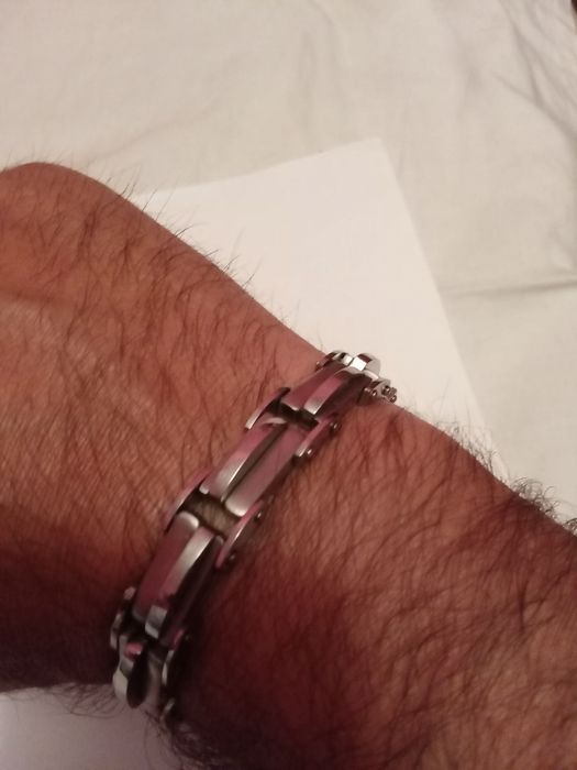 Ghiul bărbătesc, inel și brățară de inox