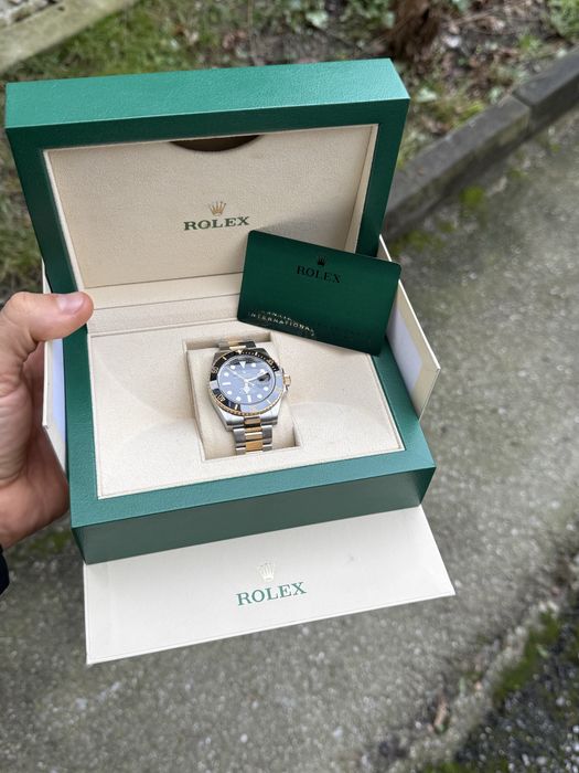 Rolex  Submariner Aur Otel - two Tone 41 mm - 2024 ! Card  cutie