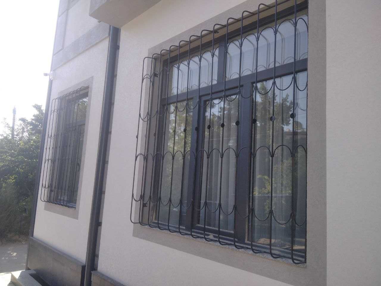 ковка решетки на окна ограждение козырьки  панжара panjara reshotka