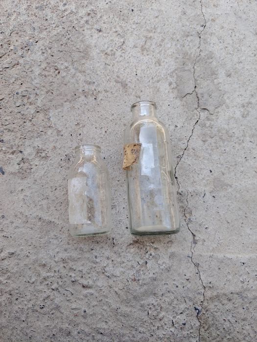 Бутильки от капильниц в большом объёме б/у