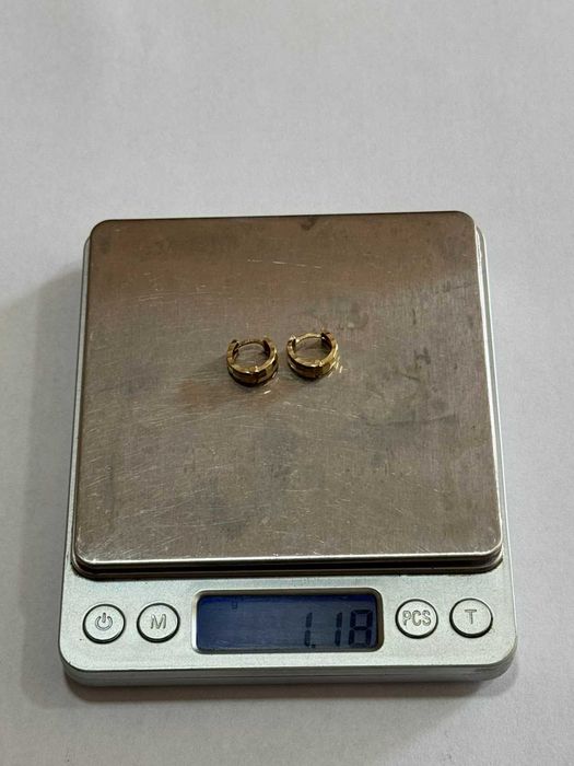 Златни обеци 14К