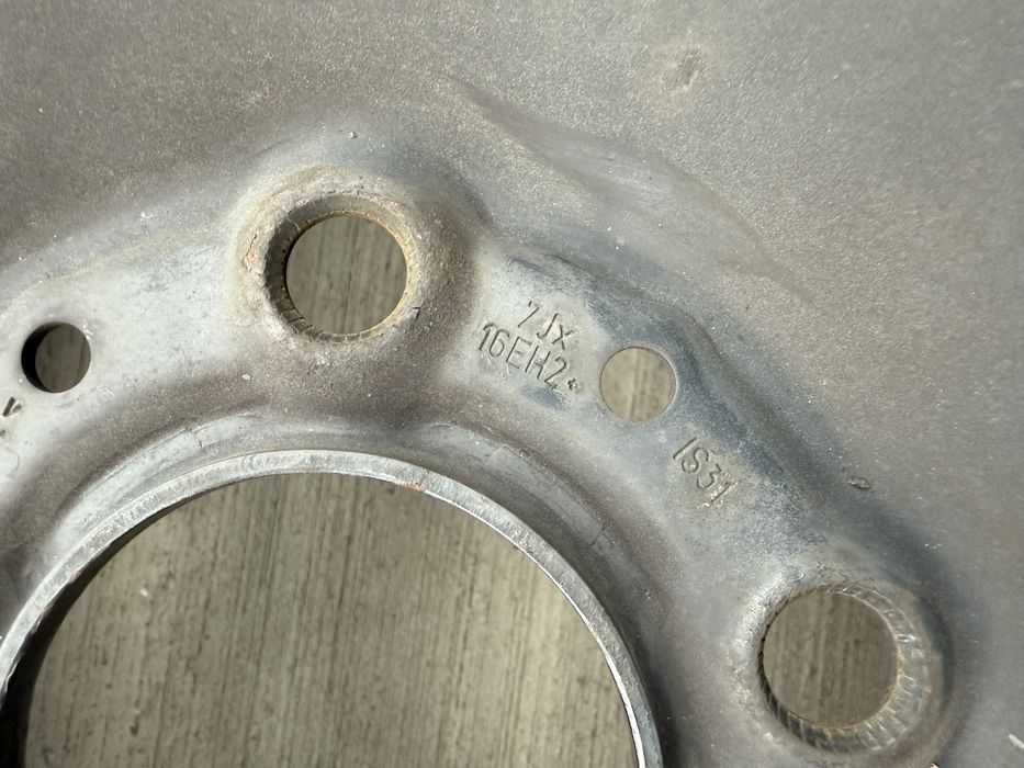 4бр. Железни 16” Джанти 5х120 за -BMW- 7Jx16EH2+,ET31 *100лв Комплект*