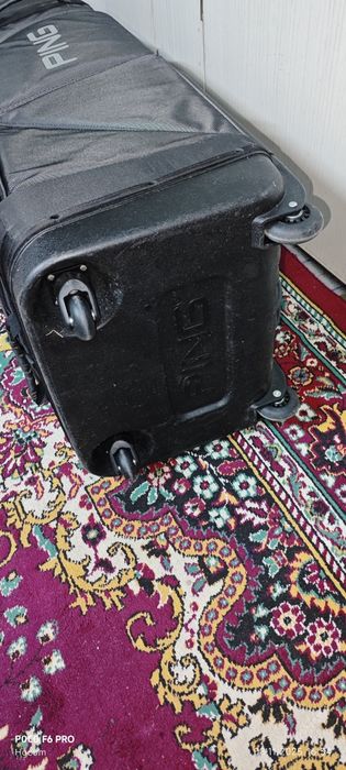 Сумка-кофр. На колёсиках. Для перевозки оборудования, удочек,клюшек