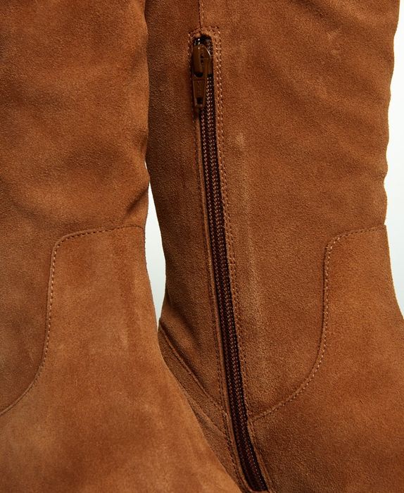 Нови Superdry Женски Дамски Високи Кожени Ботуши 36