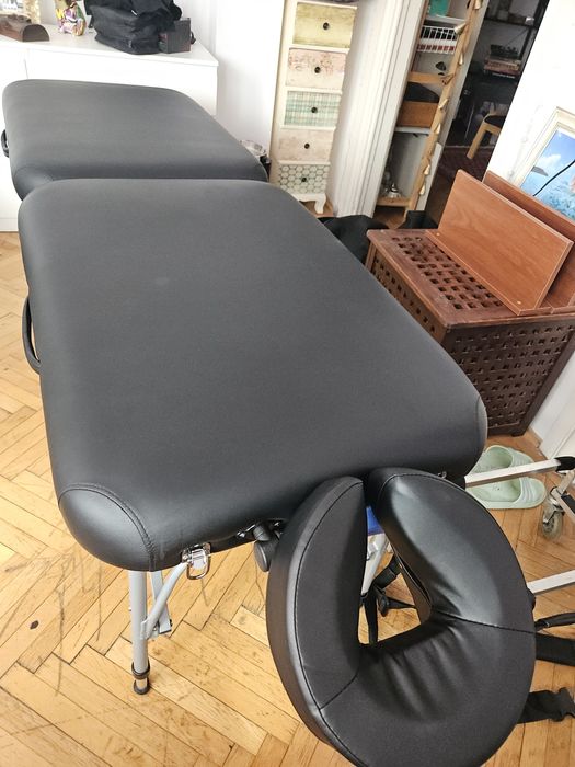 Masa masaj Porta-Lite si carucior transport, f usoara 9Kg, 1/2 de pret