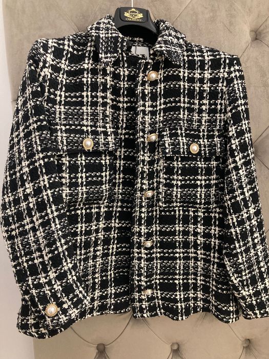 Jacheta tweed zara xs noua