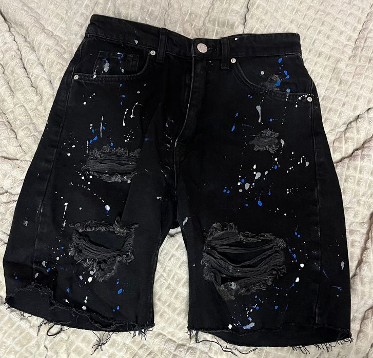 Дънкови панталони от Bershka, размер 34