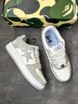 Bape Bapesta Gray White – НОВО