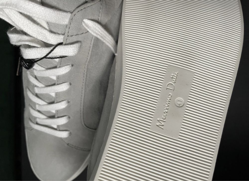 Adidasi piele Massimo Dutti nr 41 noi cu eticheta
