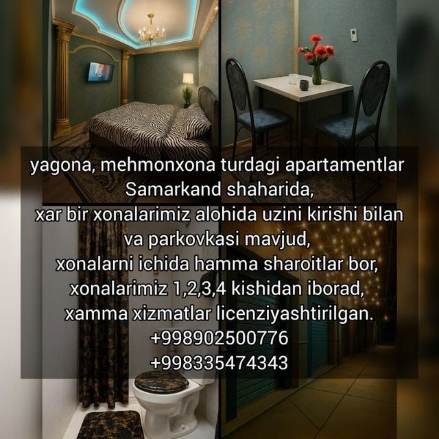 Apartamentlar mehmonxona turdagi Samarkand shahar