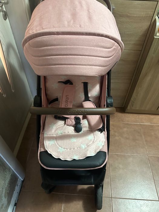 Лятна количка с покривало Chipolino - Ултера, розова