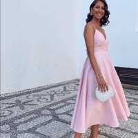 Ленан лятна розова рокля Zara