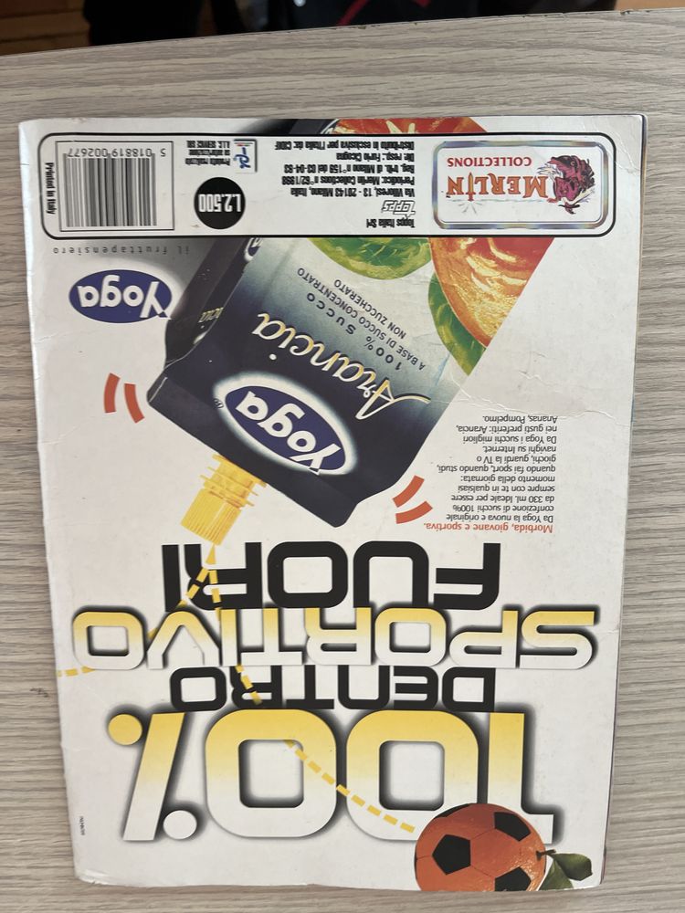 Revista fotbal din data de 1999