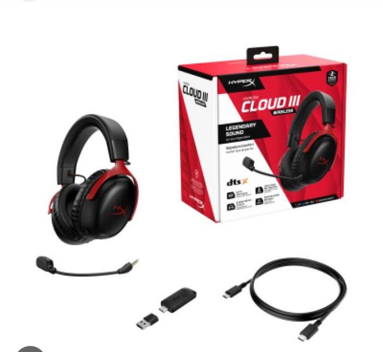 Наушник
Hyperx Cloud 3 Wireless
110$