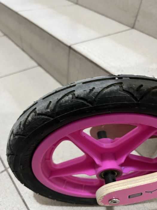 Баланс колело розово