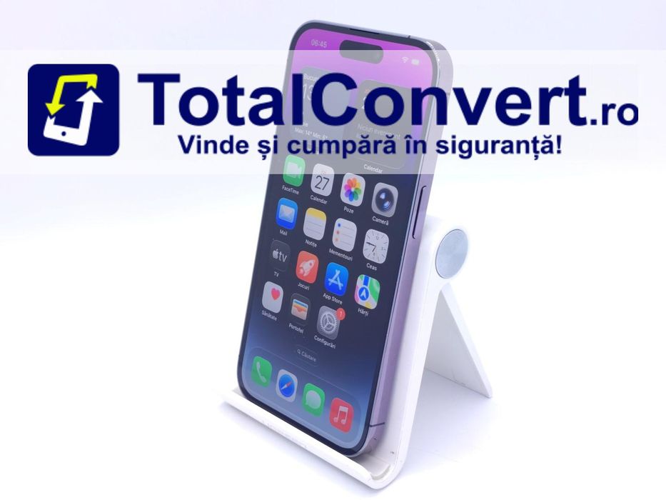 Apple iPhone 14 Pro 128GB Deep Purple 6GB, Garantie 24 luni | #D88935