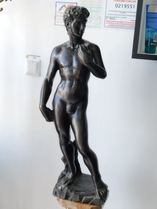 Bronz David secol XIX