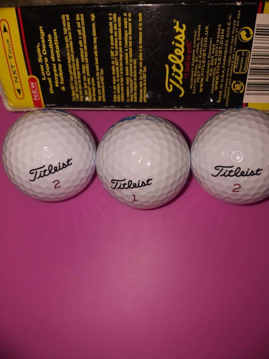 Set 3 mingi golf Titleist NXT' TOUR