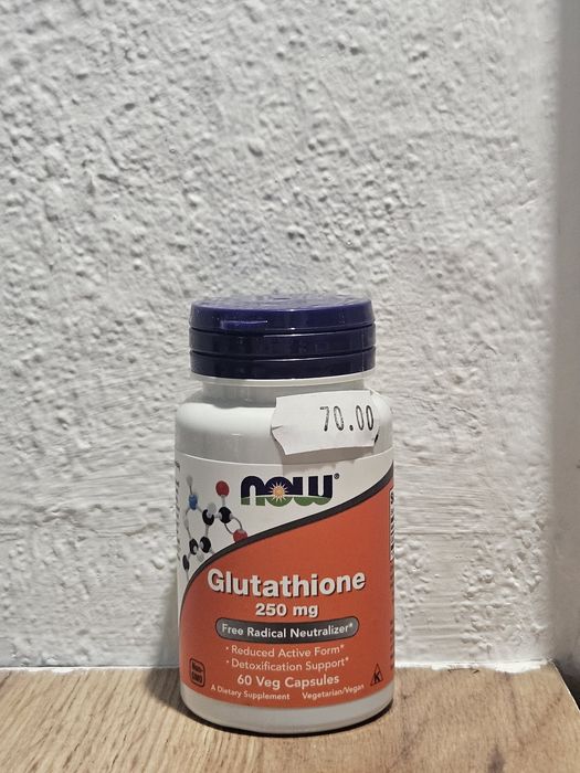 Глутатион, 250 mg, 60 капсули