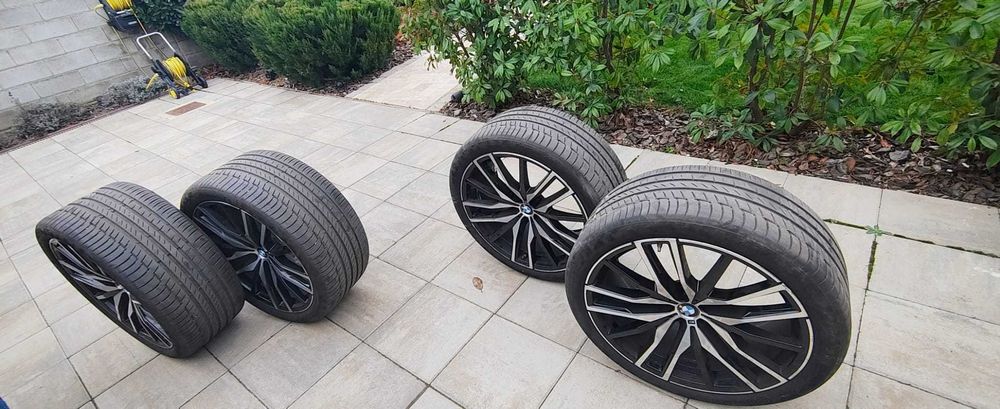 Jante BMW M originale R22,senzori originali,anvelope luna august 2025