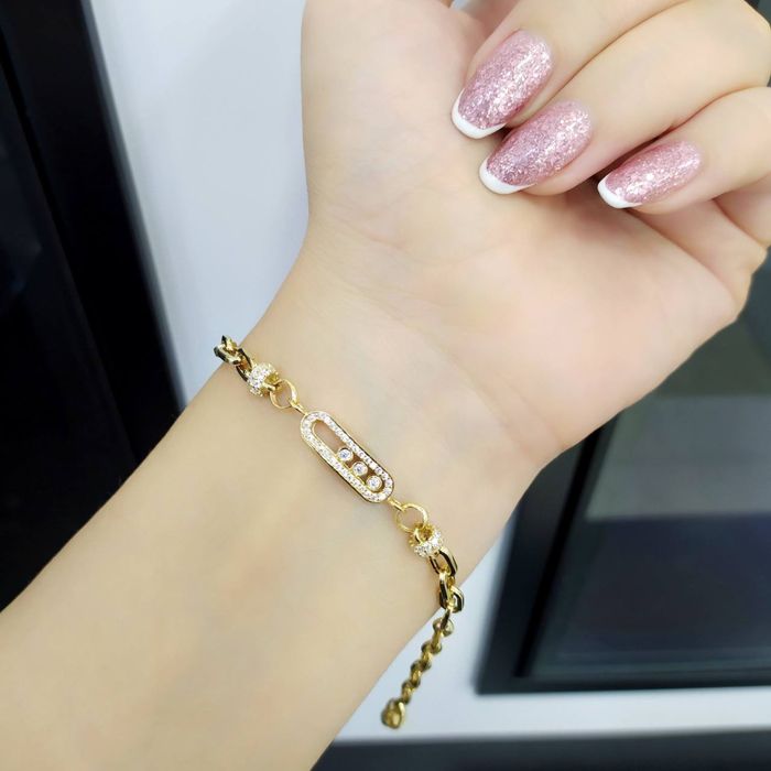 Золотой нежный браслет 585 проба. Есть доставка.