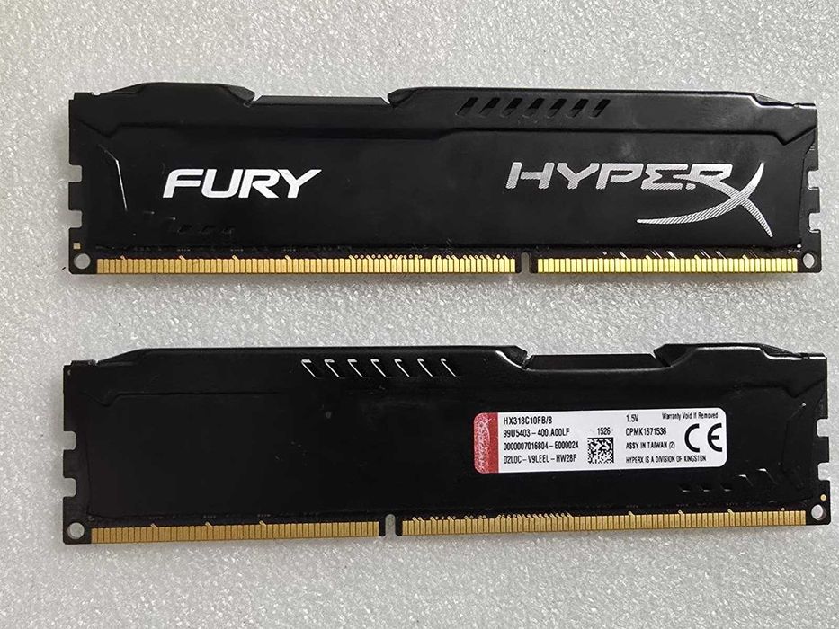 Kit memorie RAM Kingston HyperX FURY 16GB (2 x 8GB) DDR3 1866MHz