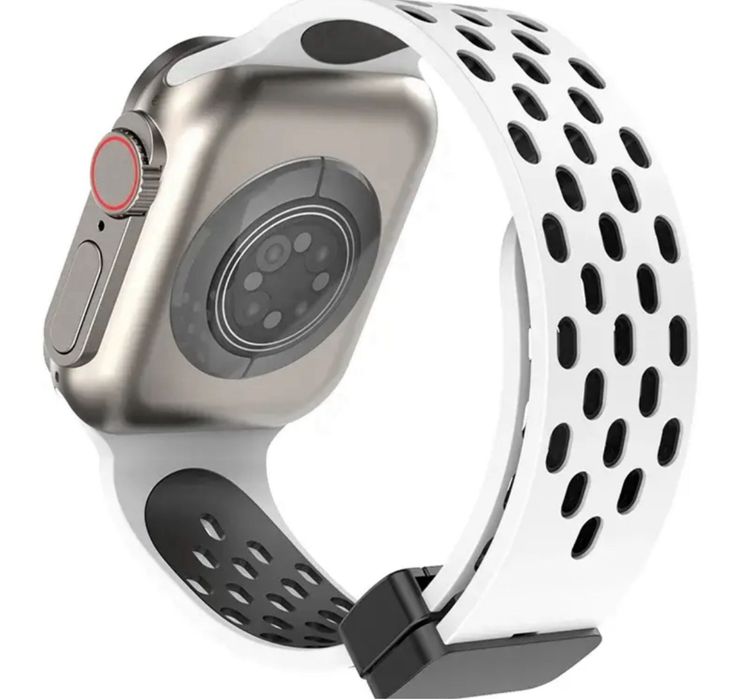 Curea Husa Silicon Perforat Magnetic Cablu Usb Ceas Apple Watch