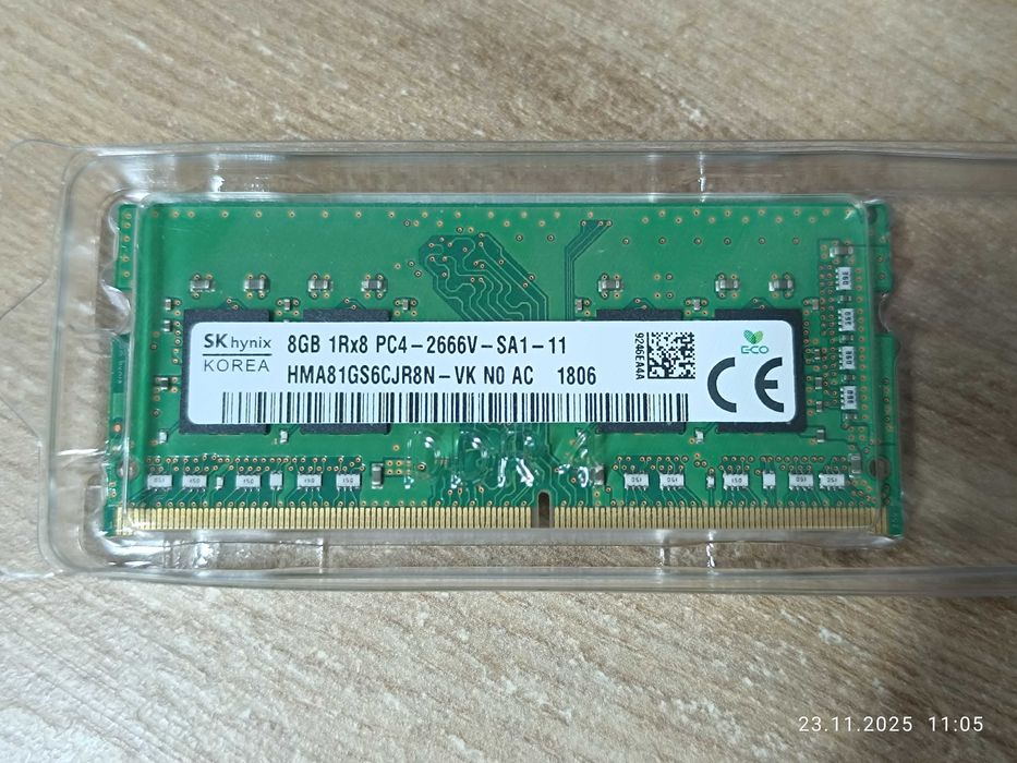 ОЗУ DDR4 8Gb для ноутбука