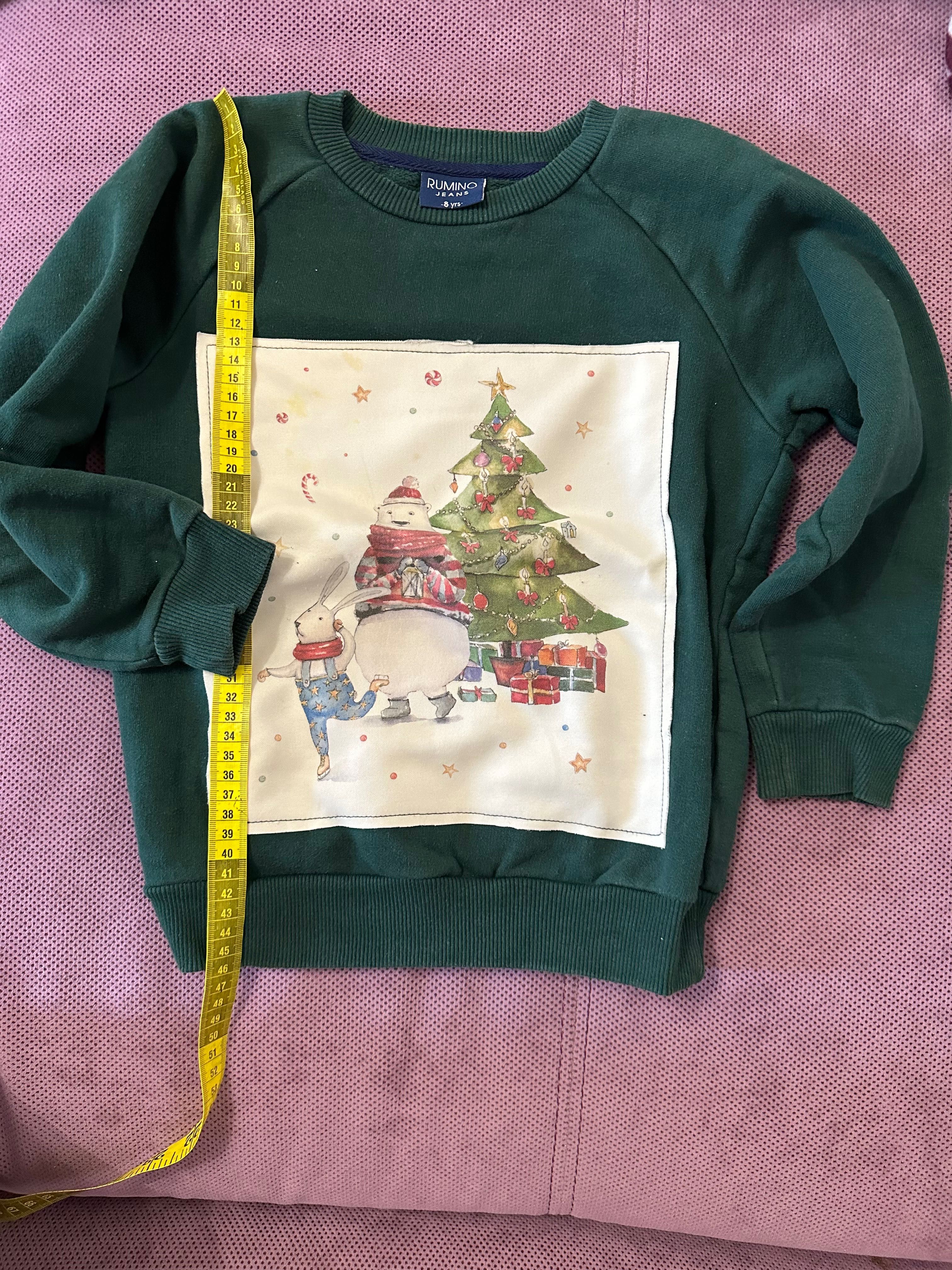 Новогодний джемпер 7-8 лет