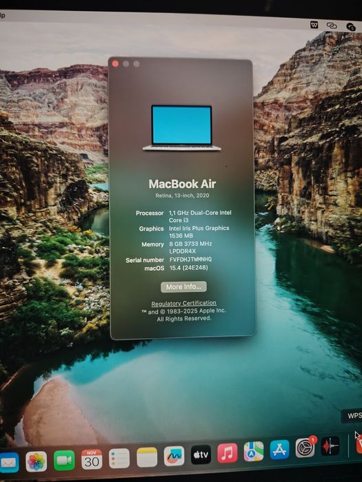 Mac book Air 13-inch 2020