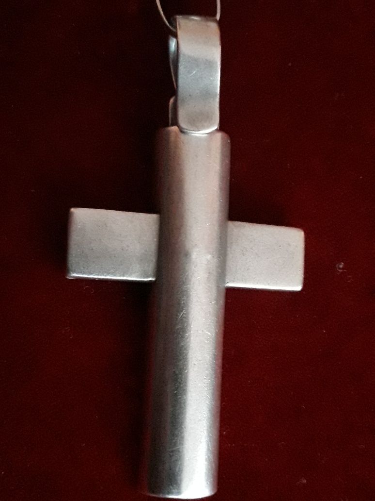 Lant cu cruce din argint 65 g