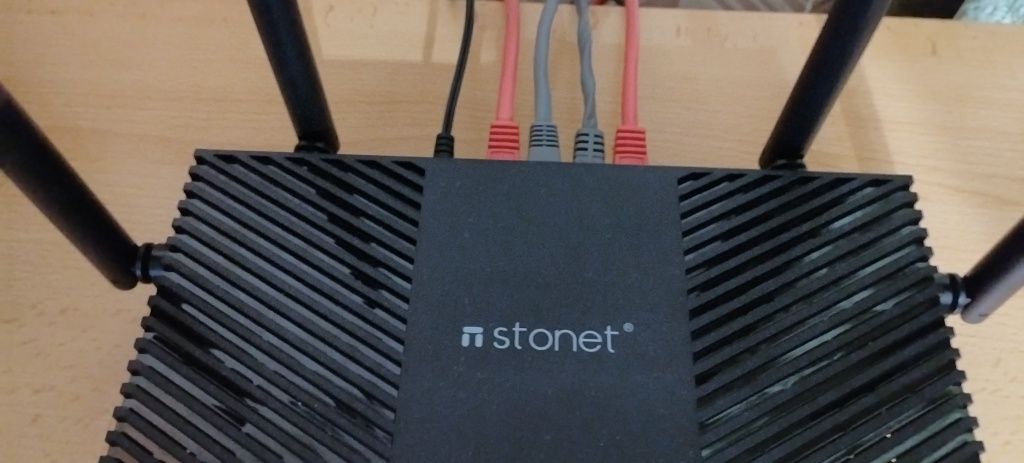 Двубандов гигабитов рутер Netis N6T AX1800, TR069, TR181