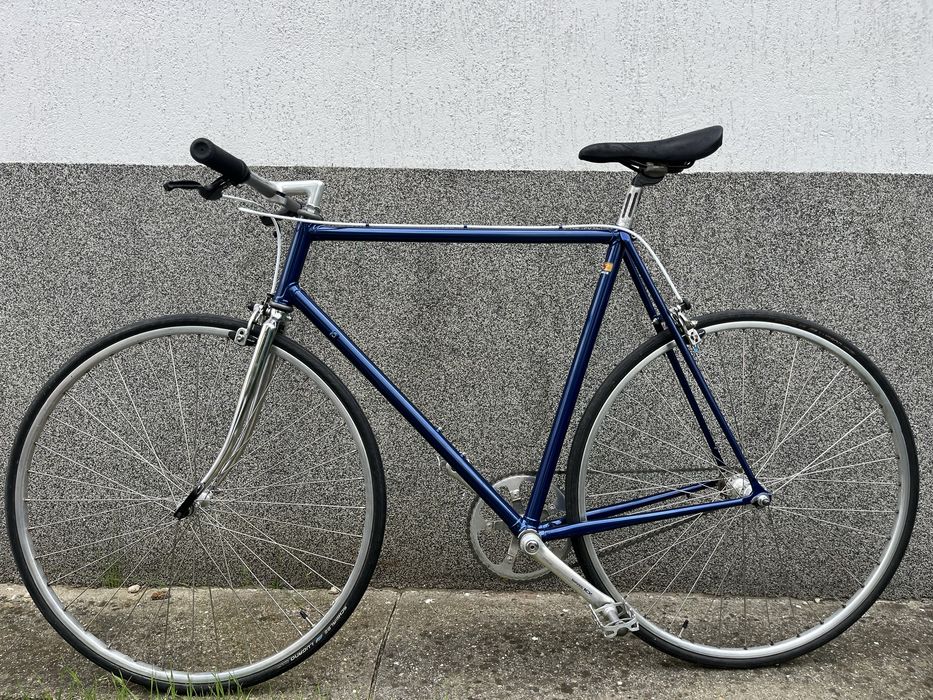 Vand bicicleta singlespeed cursiera Columbus Shimano roti 28 fixie