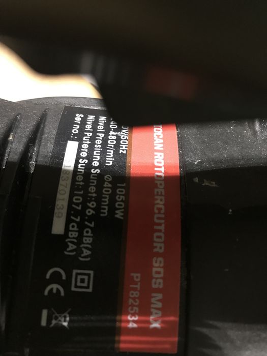 Ciocan rotopercutor Panzer PT82534, 1050 W