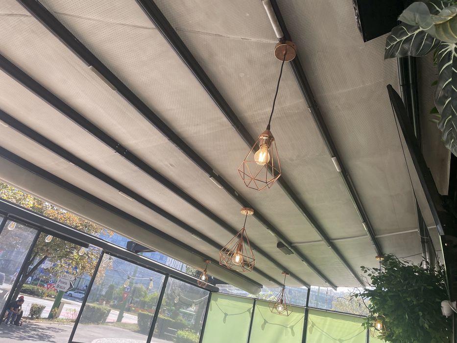 Pergola retractabila electrica