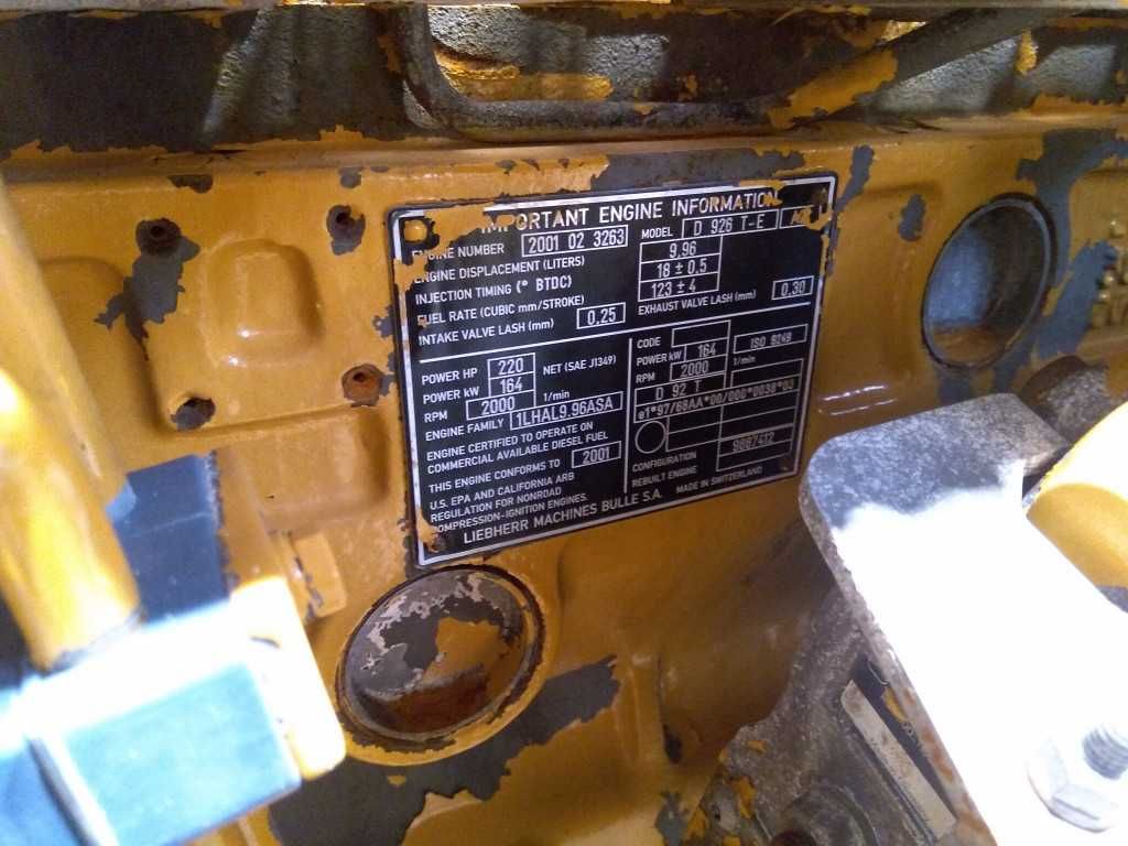 Motor Liebherr D926T-E - Piese de motor Liebherr