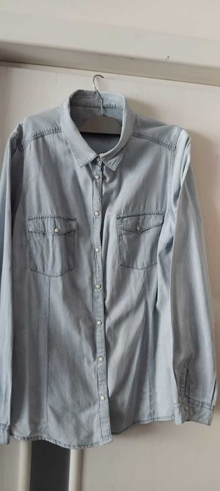 Lot 2 camasi denim ,de dama ,marime M/38/40