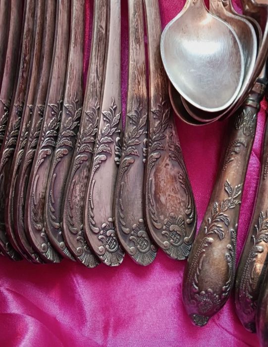 Vand set de tacamuri alpaca argintate