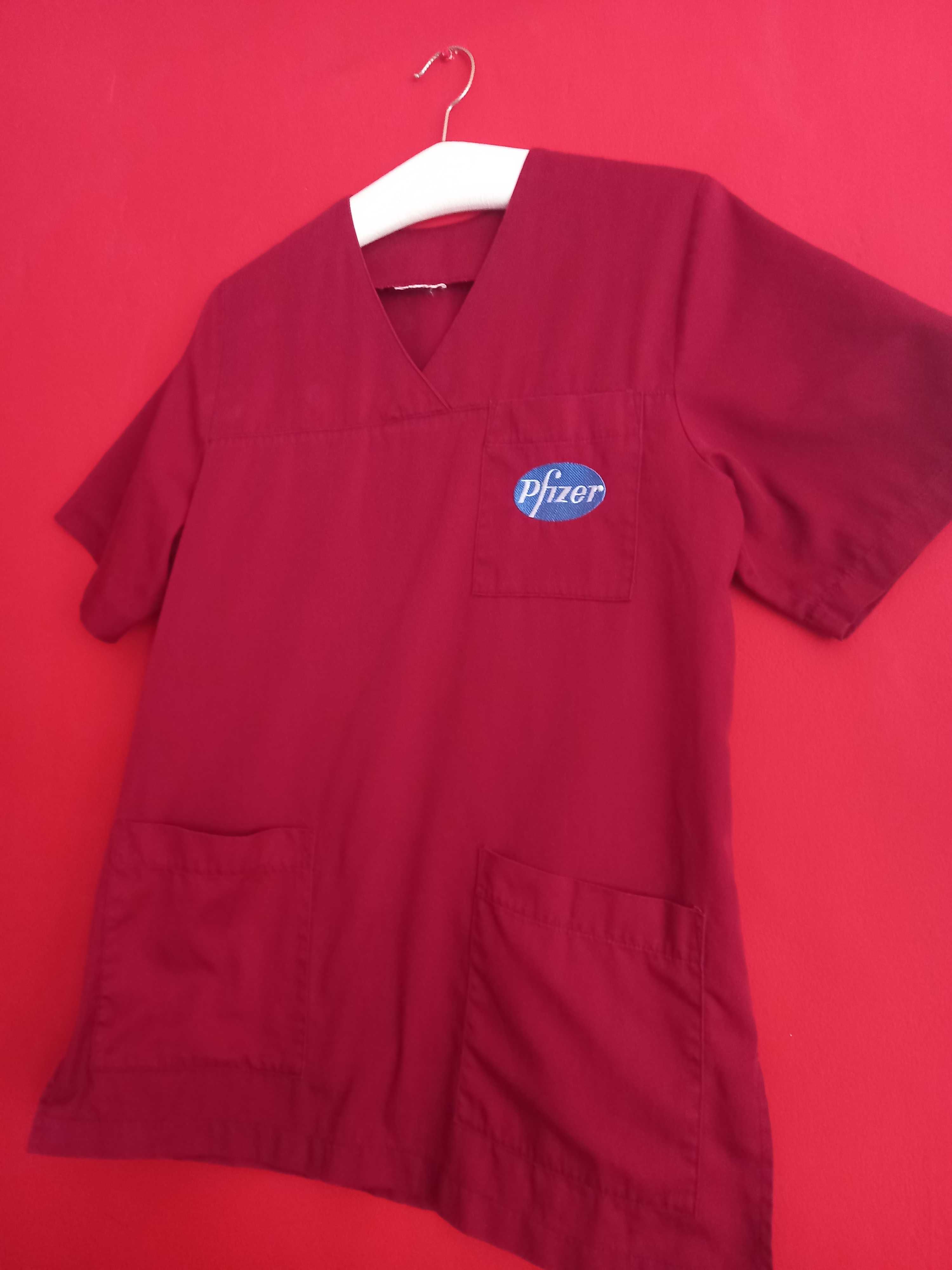 Bluza bordo costum medic/asistent