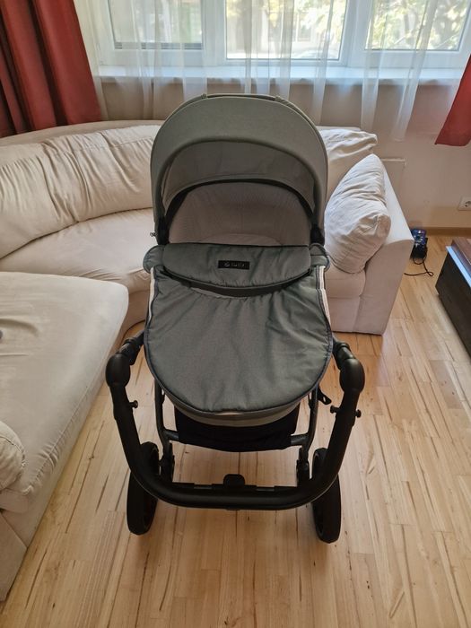 Бебешка количка Tutis Uno 3+, 2в1, цвят Menta