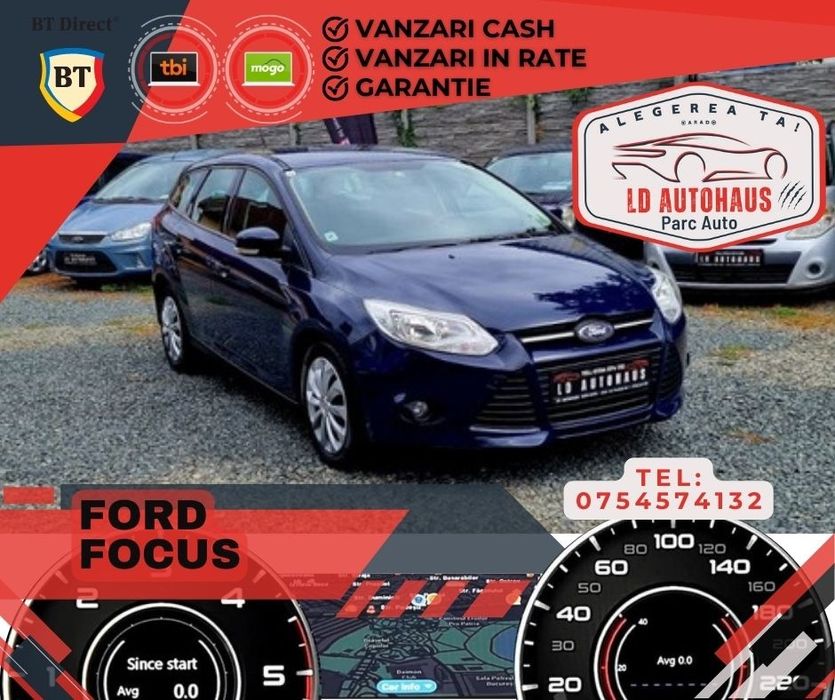 Ford Focus 1.6 Motorină Euro 5 Parc Auto Rate sau Cash