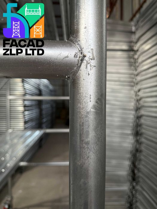 Леса нержавейка труба Ø40мм, стенка 2.5мм, усиленный поддон, Китай