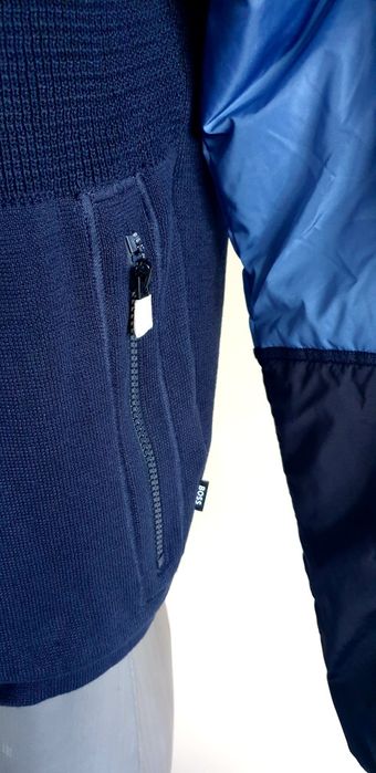 Hugo Boss Panoramico Zip Up Knit  Jacket M НОВО ОРИГИНАЛ Мъжко  Яке