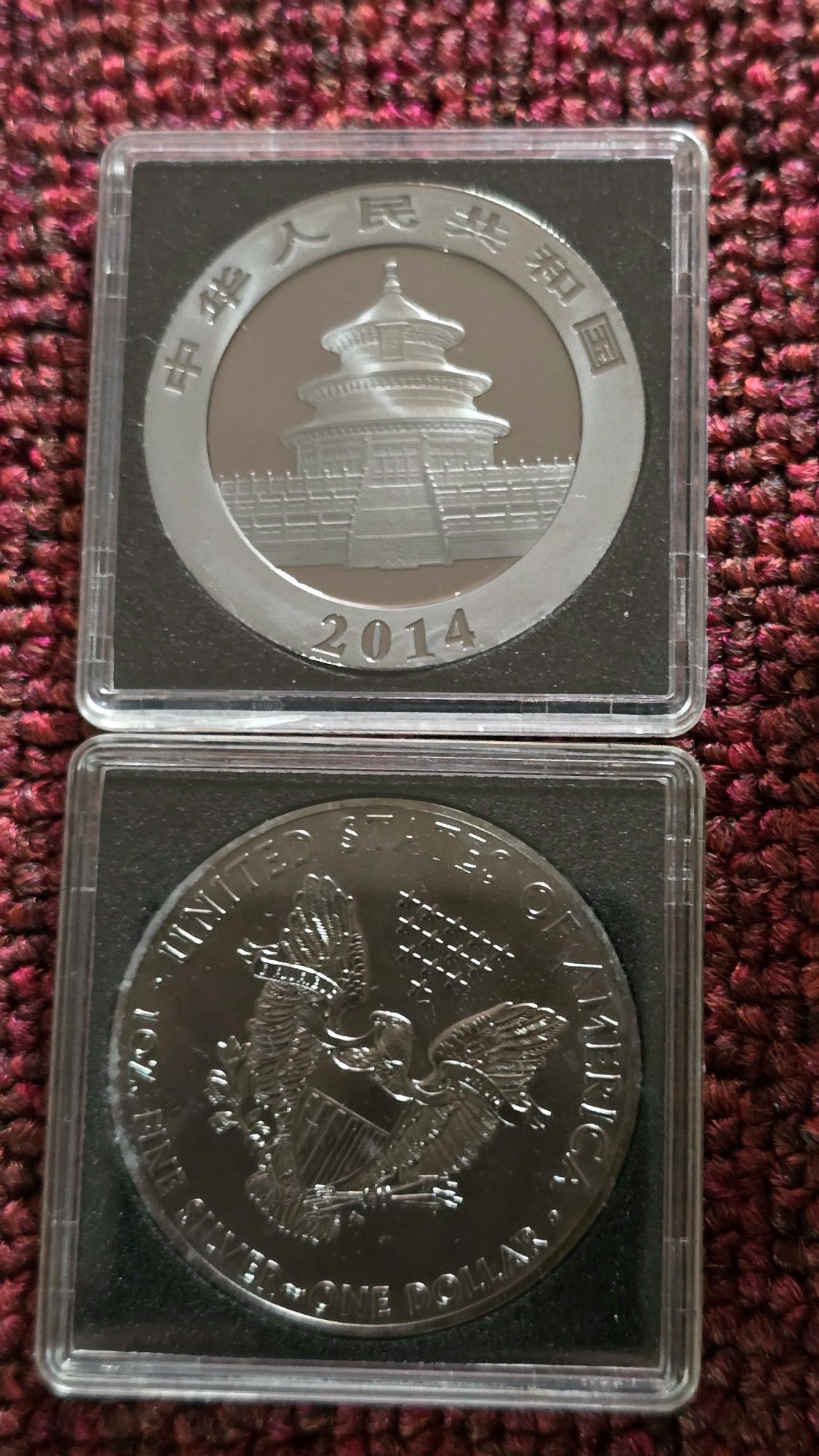 Monede argint 999 1 oz
